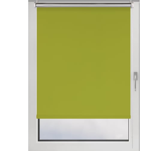 Рулонная штора PRAKTO Blackout Silver 50х160см зеленый 7795066 1