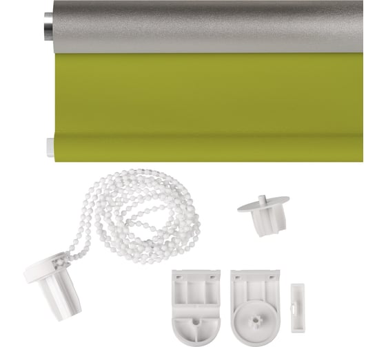Рулонная штора PRAKTO Blackout Silver 160х175см зеленый 7795141
