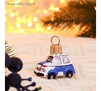 Елочное украшение Сималенд Полицейская машина h-5 см 5217172