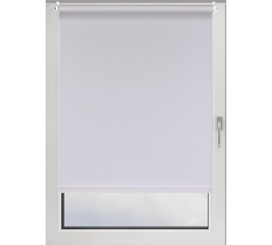 Рулонная штора PRAKTO Shantung 50х160см белый 7792201