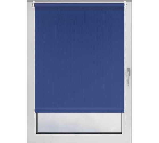 Рулонная штора PRAKTO Shantung 60х150см синий 7793444 1