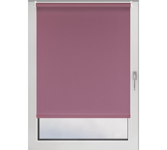Рулонная штора PRAKTO Shantung 90х160см фиолетовый 7793239