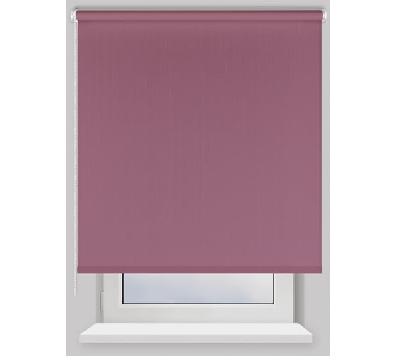 Рулонная штора PRAKTO Shantung 120х160см фиолетовый 7793260 1