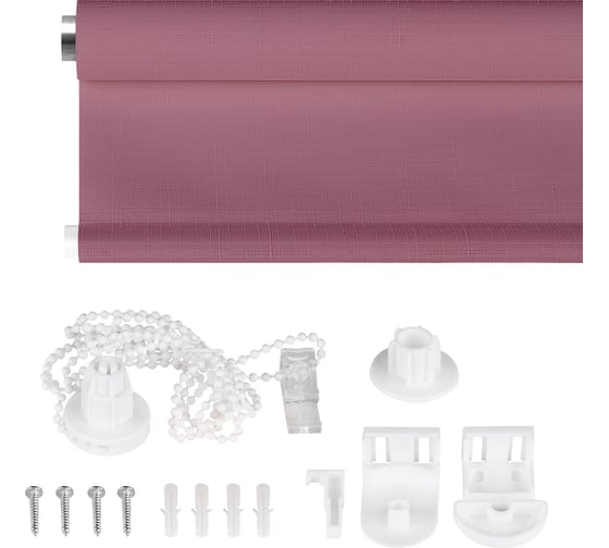 Рулонная штора PRAKTO Shantung 120х160см фиолетовый 7793260