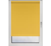 Рулонная штора PRAKTO Shantung 90х150см желтый 7793673
