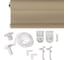 Рулонная штора PRAKTO Ribbed 90х160см бежевый 6530161 5