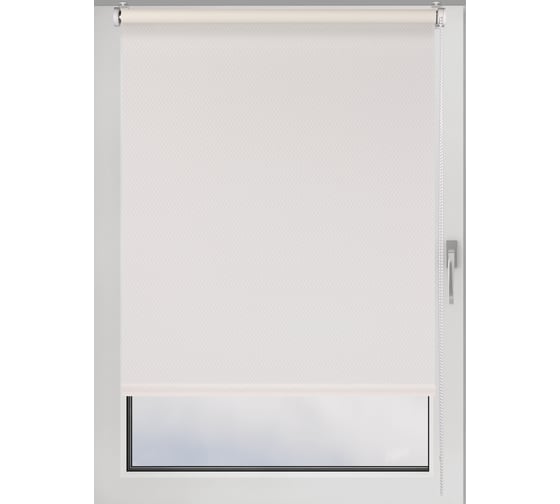 Рулонная штора PRAKTO Ribbed 40х160см белый 6530017 1