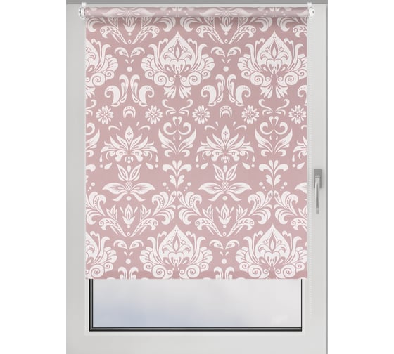 Рулонная штора PRAKTO Print 100х160см Дамаск сливовый 7796223 1