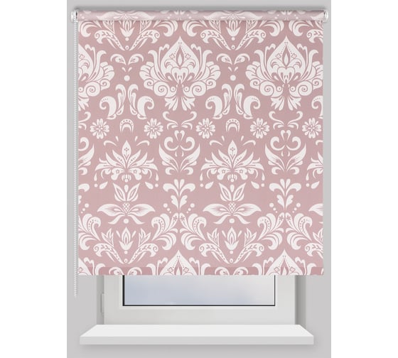 Рулонная штора PRAKTO Print 180х190см Дамаск сливовый 7796261