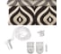 Рулонная штора PRAKTO Geometry 100х190см Капля черная 16324317 5
