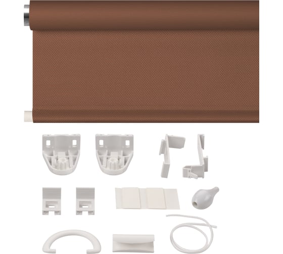 Рулонная штора PRAKTO JUTA CS 120х190см Какао 14874534
