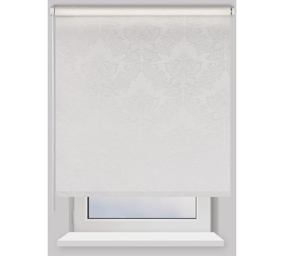 Рулонная штора PRAKTO Luna 160х175см белый 7798883