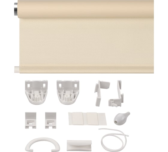 Рулонная штора PRAKTO JUTA CS 75х150см Натуральный 17109758