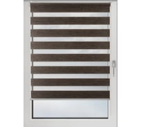 Рулонная штора PRAKTO Day&Night 40х160см эбен 7793819