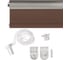 Рулонная штора PRAKTO Blackout Silver 200х175см шоколад 7794786 5