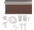 Рулонная штора PRAKTO Blackout Silver 40х160см шоколад 7794663 5