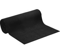 Входной ворсовый влаго-грязезащитный коврик ComeForte FLOOR MAT Стандарт 0,9х15м Черный XT-8001