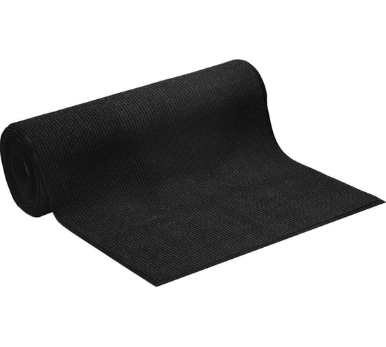 Входной ворсовый влаго-грязезащитный коврик ComeForte FLOOR MAT Стандарт 0,9х15м Черный XT-8001