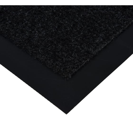 Входной ворсовый влаго-грязезащитный коврик ComeForte FLOOR MAT Стандарт 0,9х15м Черный XT-8001