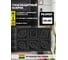 Придверный резиновый коврик ComeForte PIN MAT Листья 40х60 см PM-008 2