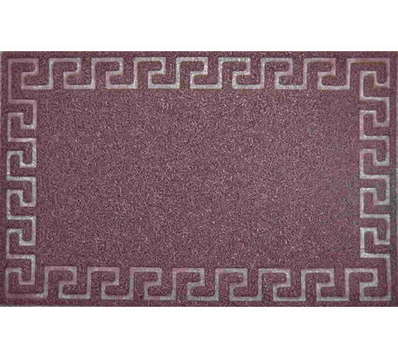 Придверный пористый коврик ComeForte Meander 40х60 см коричневый LM-02