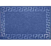 Придверный пористый коврик ComeForte Meander 40х60 см синий LM-05