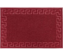 Придверный пористый коврик ComeForte Meander 40х60 см бордовый LM-06