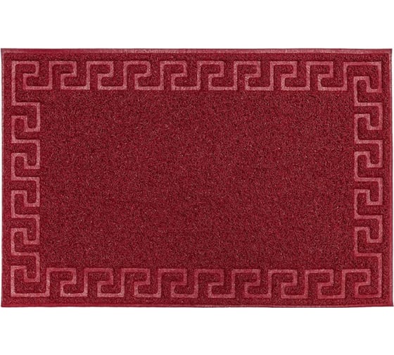 Придверный пористый коврик ComeForte Meander 40х60 см бордовый LM-06