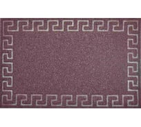Придверный пористый коврик ComeForte Meander 50х80 см коричневый LM-08