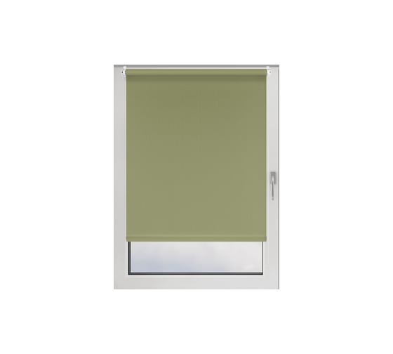 Рулонная штора PRAKTO Shantung 110х150см оливковый 7793796 1