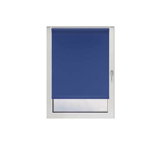 Рулонная штора PRAKTO Shantung 110х150см синий 7793499 1