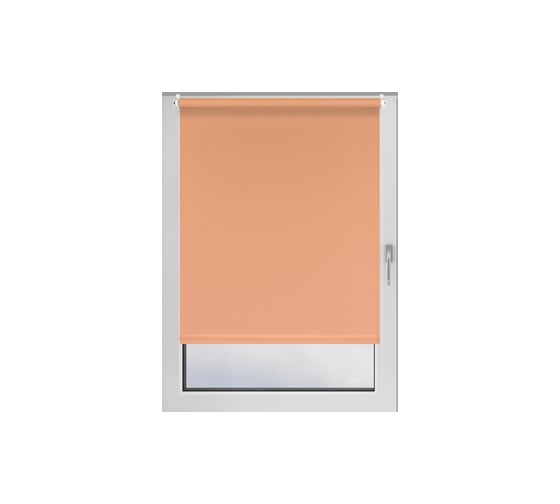 Рулонная штора PRAKTO Shantung 120х150см персиковый 7793406 1