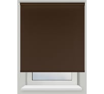 Рулонная штора PRAKTO Shantung 180х175см шоколад 7792737