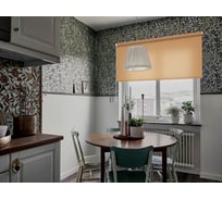 Рулонная штора PRAKTO Shantung 100х150см персиковый 7793383