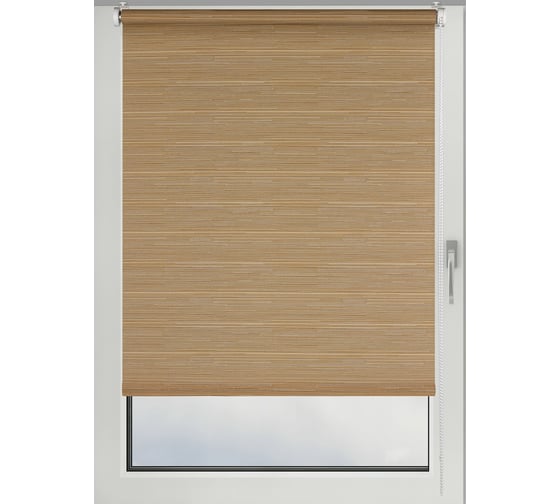 Рулонная штора PRAKTO Rustic 40х160см коричневый 6531878 1