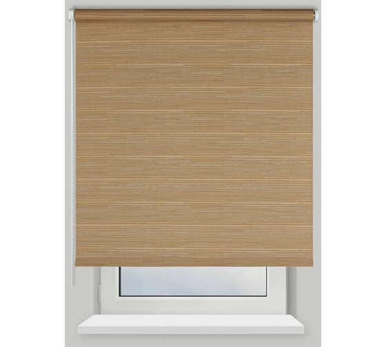 Рулонная штора PRAKTO Rustic 160х175см коричневый 6531960 1