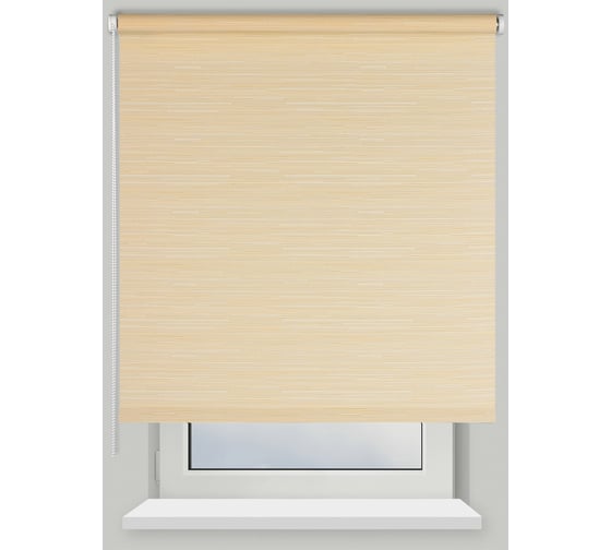 Рулонная штора PRAKTO Rustic 140х175см натуральный 6531854 1