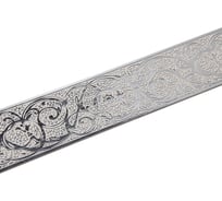 Фасадная планка Magellan Вензель бленда ПВХ 7 см, 25 м серебро слоновая кость УТ000070171