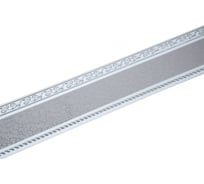 Фасадная планка Magellan Есенин бленда ПВХ 7 см, 25 м серебро элегант УТ000064922