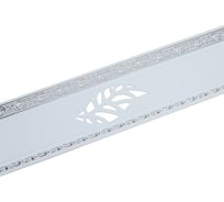 Фасадная планка Magellan Лист бленда ПВХ 7 см, 25 м серебро, белый УТ000064913