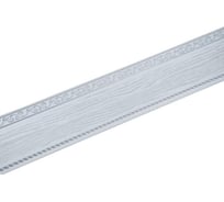 Фасадная планка Magellan Есенин бленда ПВХ 7 см, 25 м серебро патина белая УТ000066564