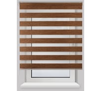 Рулонная штора PRAKTO Day&Night 160х175см коричневый 17119446