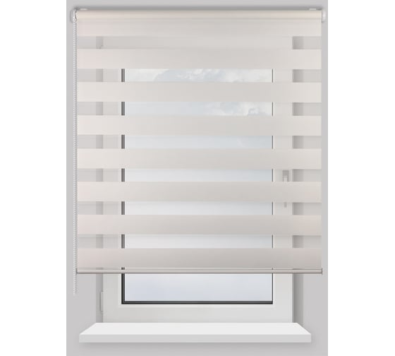 Рулонная штора PRAKTO Day&Night 180х175см белый 7795783 1