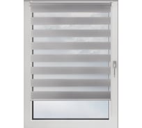 Рулонная штора PRAKTO Day&Night 40х160см серый 7791341