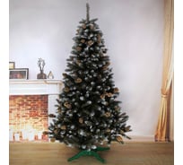 Искусственная елка Элитная Золото 220 см, d нижнего яруса 110 см, 700 веток 4476066