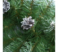 Хвойная гирлянда Сималенд Рождественская белоснежная с шишками 28/270 7092480