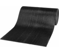 Коврик-дорожка LAIMA EXPERT 0,9x10м ТРАВКА черный пластиковый грязезащитный, щетина 10 мм 701070