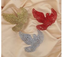 Елочное украшение Зимнее волшебство Голубки резные, 12х11.5 см 1400056