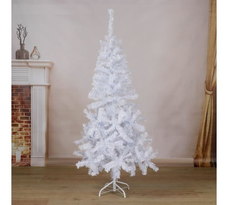 Елка Зимнее волшебство белая, 1,5 м, d нижнего яруса 70 см, d иголок 6 см, 280 веток, 703635