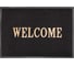 Придверный пористый коврик ComeForte Welcome 40х60 см черный WM-01 1